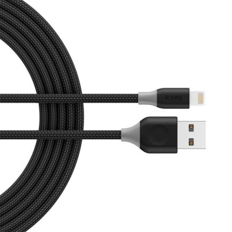 JCPal Linx FlexLink Lightning Cable - kabel Lightning 1,8m - czarny