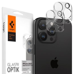 OSŁONA APARATU SPIGEN OPTIK.TR CAMERA PROTECTOR 2-PACK IPHONE 14 PRO / PRO MAX / 15 PRO / PRO MAX CRYSTAL CLEAR