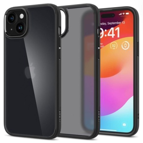 SPIGEN ULTRA HYBRID IPHONE 15 FROST BLACK