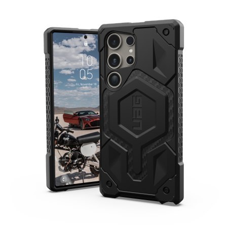 UAG Monarch Pro - obudowa ochronna do Samsung Galaxy S24 Ultra 5G z wbudowanym modułem magnetycznym (carbon fiber)