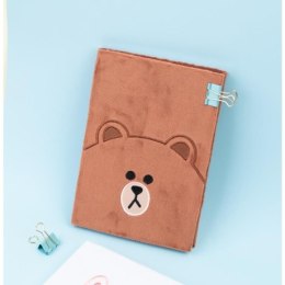 BT21 - Pluszowy Notes / Notatnik A5 Miś BROWN