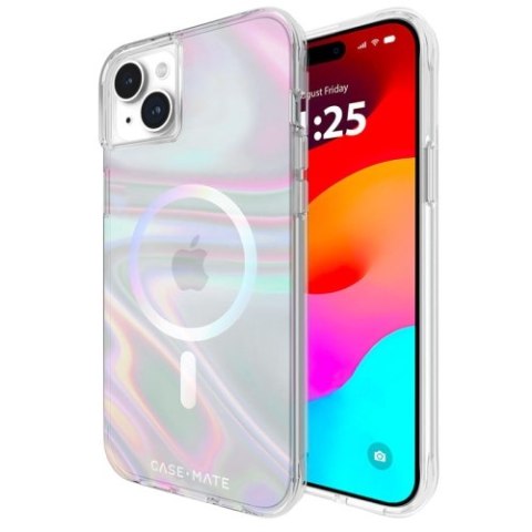 Case-Mate Soap Bubble MagSafe - Etui iPhone 15 Plus (Iridescent)