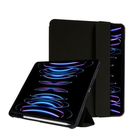 Crong FlexFolio - Etui iPad Pro 11" (2022-2021) / iPad Air 10.9" (5-4 gen.) z funkcją Apple Pencil (czarny)