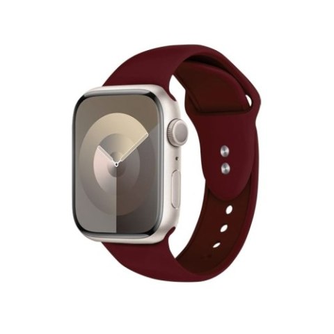 Crong Liquid - Pasek do Apple Watch 38/40/41 mm (bordowy)