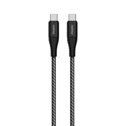 Energizer Ultimate - Kabel połączeniowy USB-C do USB-C 100W 2m (Czarny)