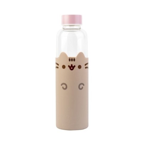 Pusheen - Butelka na wodę ze szkła 500 ml