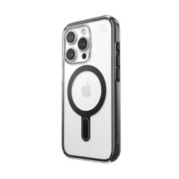 Speck Presidio Perfect-Clear ClickLock & MagSafe - Etui iPhone 15 Pro (Clear / Frosted Black / Slate Grey)