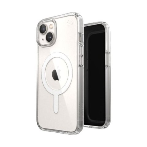 Speck Presidio Perfect-Clear + MagSafe - Etui iPhone 14 / iPhone 13 z powłoką MICROBAN (Clear)