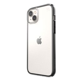 Speck Presidio Perfect-Clear with Impact Geometry - Etui iPhone 15 Plus / 14 Plus z powłoką MICROBAN (Clear / Black)