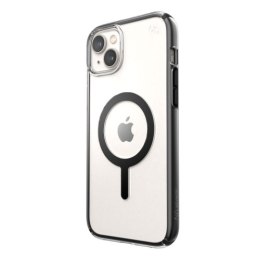 Speck Presidio Perfect-Clear with Impact Geometry + MagSafe - Etui iPhone 15 Plus / 14 Plus z powłoką MICROBAN (Clear / Black)