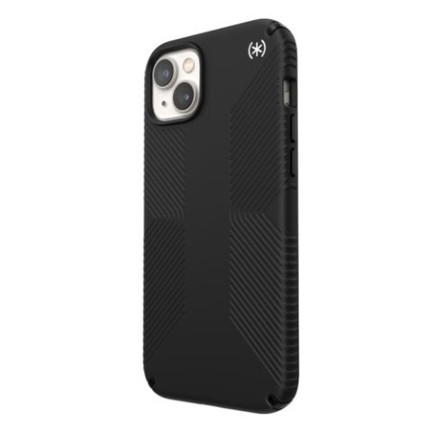 Speck Presidio2 Grip - Antypoślizgowe etui iPhone 15 Plus / 14 Plus (Black / Black / White)