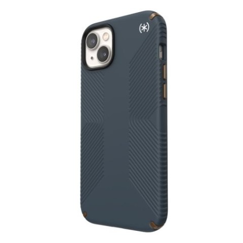 Speck Presidio2 Grip - Antypoślizgowe etui iPhone 15 Plus / 14 Plus (Charcoal / Cool Bronze / Slate)