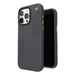 Speck Presidio2 Grip - Etui iPhone 15 Pro Max (Charcoal Grey / Cool Bronze / White)