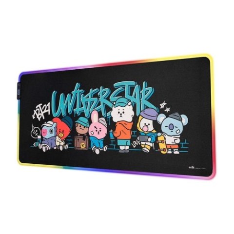 BT21 - Mata gamingowa / na biurko XXL z podświetleniem LED (90 x 40 cm)