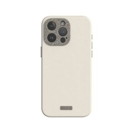 Moshi Napa MagSafe - Skórzane etui iPhone 15 Pro Max (Eggnog White)