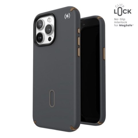 Speck Presidio2 Pro ClickLock & MagSafe - Etui iPhone 15 Pro Max (Charcoal Grey / Cool Bronze)