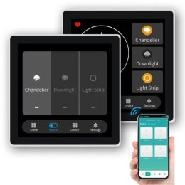 Panel LCD / pilot sterowania scen Tuya Zigbee