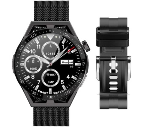 SMARTWATCH MĘSKI Rubicon RNCE88 - WYKONYWANIE POŁĄCZEŃ, WŁASNE TARCZE (sr033c)