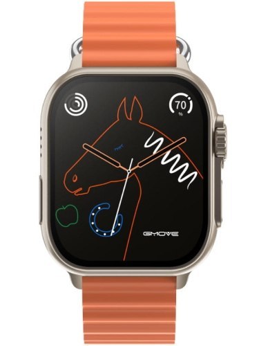 SMARTWATCH UNISEX Rubicon RNCF17 - BLUETOOTH CALL, ŁADOWANIE BEZPRZEWODOWE (sr059b)