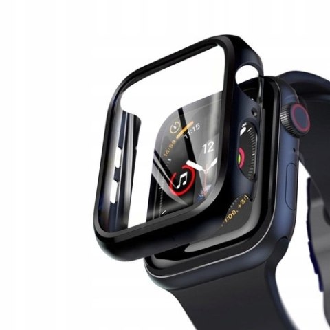 Hi5 Defender Black - Etui ochronne ze szkłem dla Apple Watch 38mm