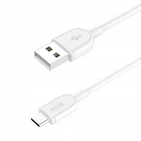 JCPal Classic USB-A to USB-C Cable (1M) White