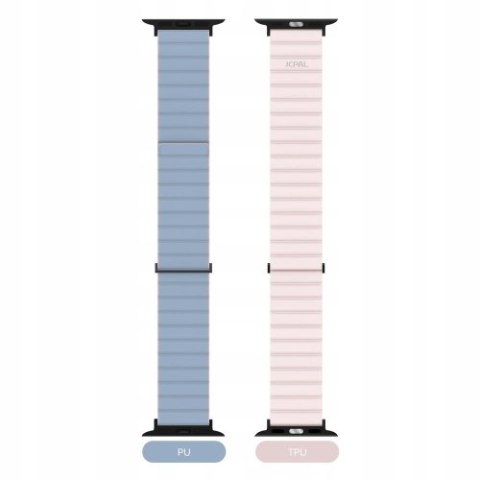 JCPal FlexDuo Apple Watch Band (Powder Blue) for Apple Watch 1-8th, SE1-2nd