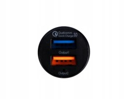 MiLi - Ładowarka samochodowa Qualcomm Quick Charge 3.0 - czarna