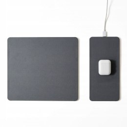 POUT SPLIT Wireless Charging Mouse Pad - Dust Gray