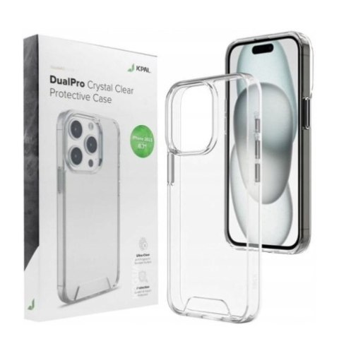 WYP Etui JCPAL DualPro Case Clear do Apple iPhone 15 Plus