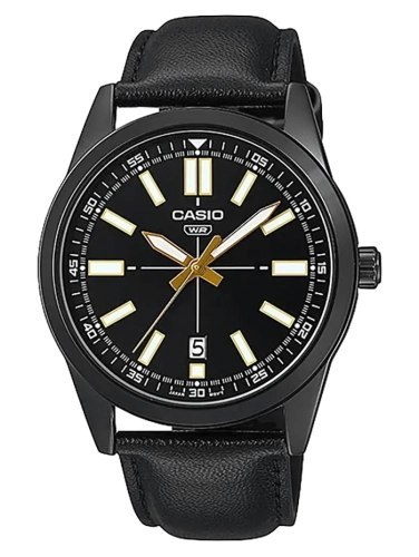 ZEGAREK MĘSKI CASIO MTP-VD02BL-1E (zd170b) + BOX